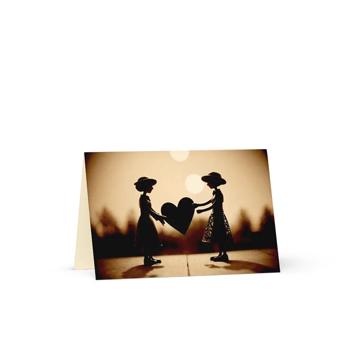 Lesbe Valentines, Quiet Love Card product image (1)