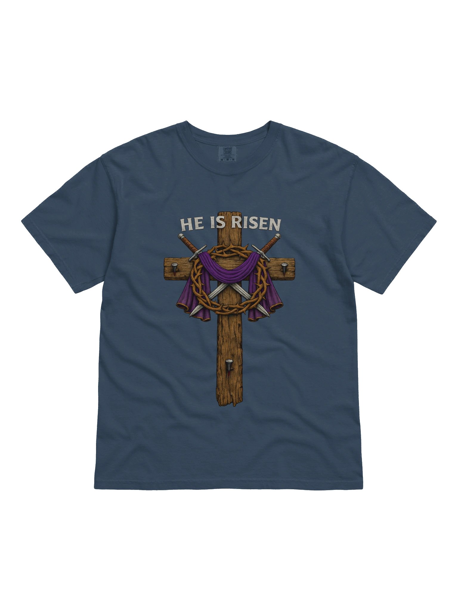 He Is Risen Cross T-Shirt product image (5)