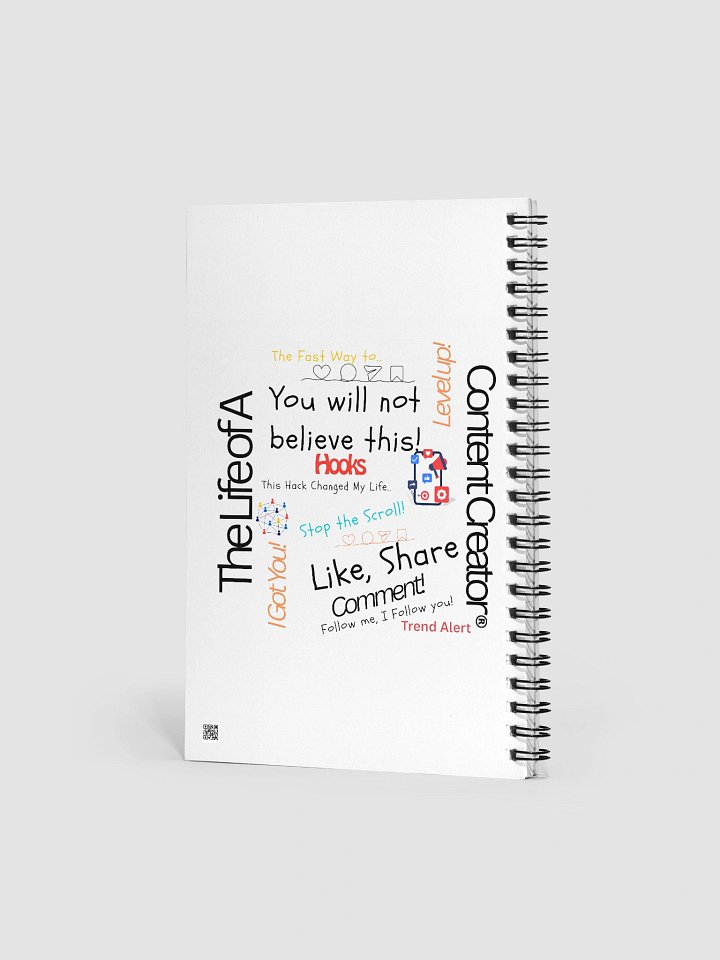 Your Consistency Is Louder — 3D Spiral Notebook product image (2)