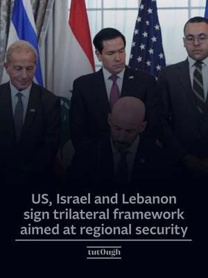 🇺🇸🇮🇱🇱🇧The United States, Israel and Lebanon have signed a trilateral framework intended to support regional stability, strengthen Lebanon’s sovereignty, and establish a structured process for implementing future security measures. According to US Secretary of State Marco Rubio, the agreement creates a Military Coordination Group for Lebanon (MCG4L), facilitated by the United States, to oversee implementation. The framework also outlines steps linked to the disarmament of Hizballah and Israel’s return to its borders once security conditions are met. Key developments: - MCG4L will coordinate implementation between the three governments. - The US announced $100 million in humanitarian assistance, coordinated with the United Nations. - More than $30 million may be provided to support the Lebanese Armed Forces (LAF) under existing authorities. The US said it will continue working with regional partners to implement the framework and support long-term peace and security in the Middle East. ℹ️  US Department of State 📸  US Secretary of State Marco Rubio looks on as State Department Counselor Daniel Holler, Israel's Ambassador to the U.S. Yechiel Leiter and Lebanon's Ambassador to the U.S. Nada Hamadeh sign a framework agreement between Israel and Lebanon, at the State Department in Washington, DC, on June 26, 2026. Ken Cedeno/Reuters #Israel #Lebanon #UnitedStates #Geopolitics #WorldNews