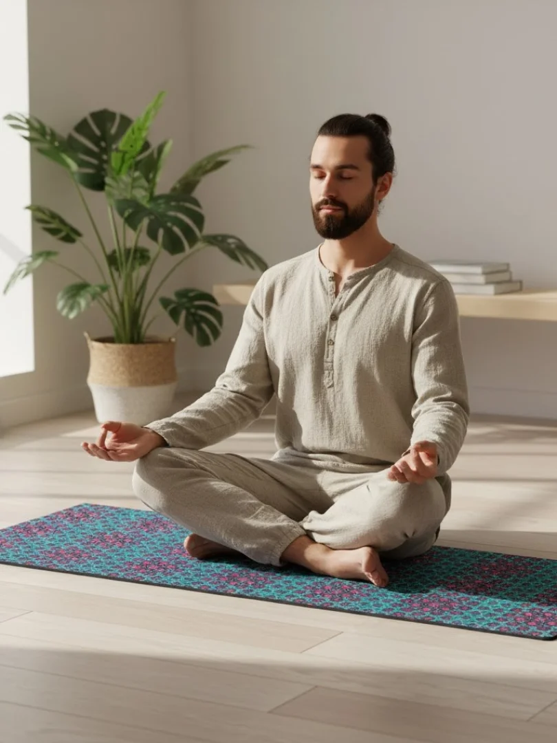 Cosmic Harmony Yoga Mat product image (1)