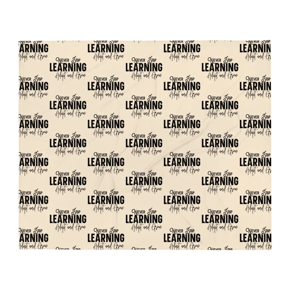 Never Stop Learning Blanket product image (3)