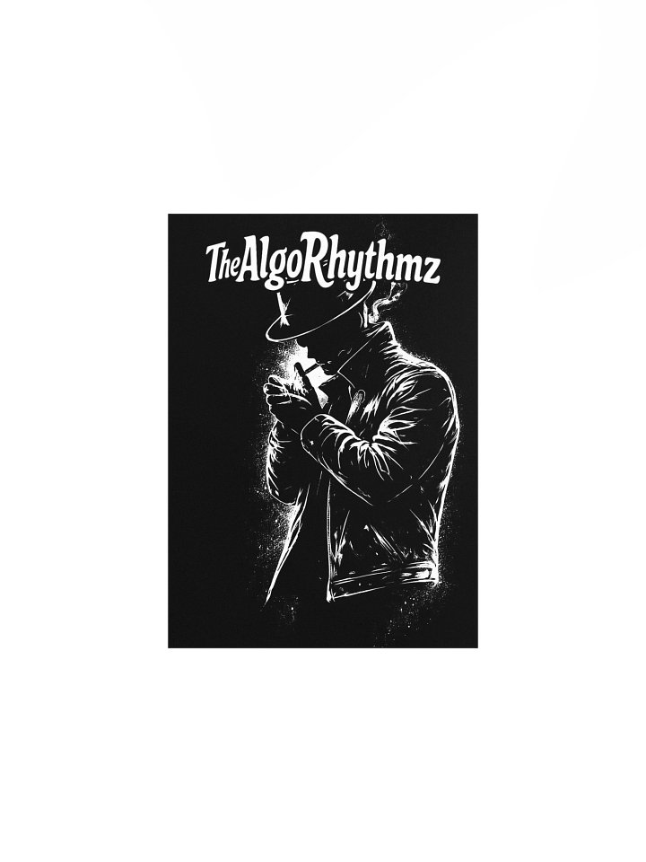 The AlgoRhythmz Official Black and White Poster product image (2)