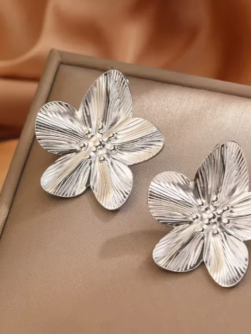 Boucles « Fleur de Lumière » - Acier Inoxydable product image (6)