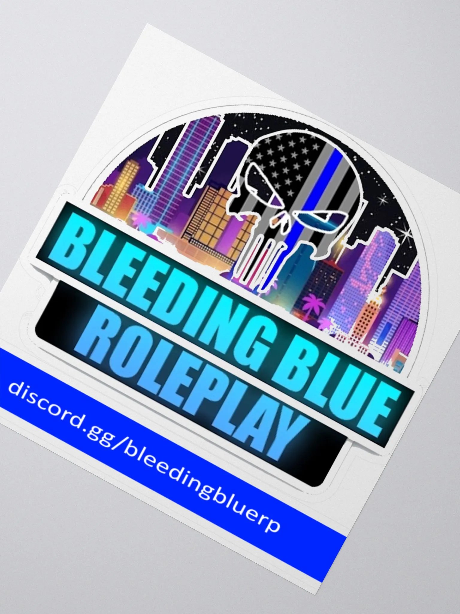 Bleeding Blue RolePlay Sticker Support product image (2)