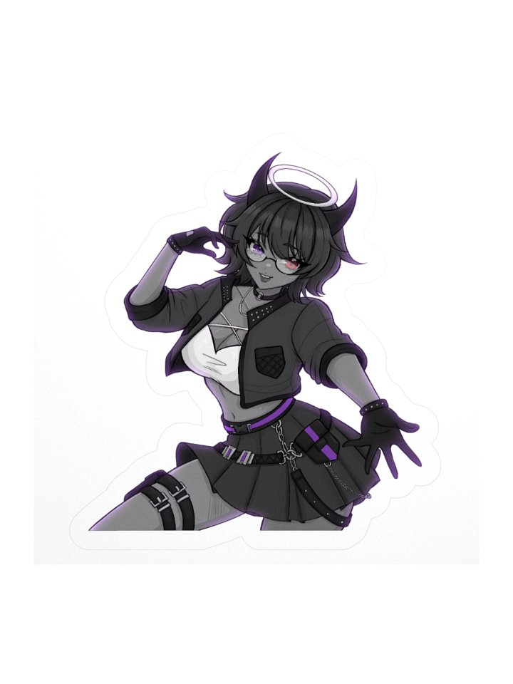 Monochrome Wampy Sticker product image (2)