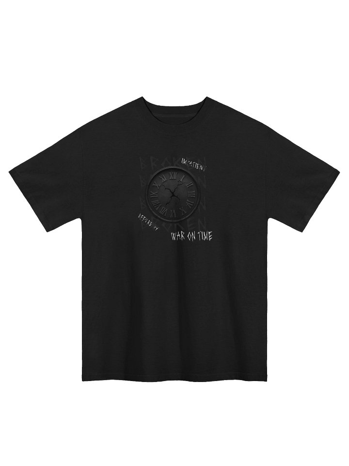 Magigio Broken Clock Faded Oversized Tee product image (1)