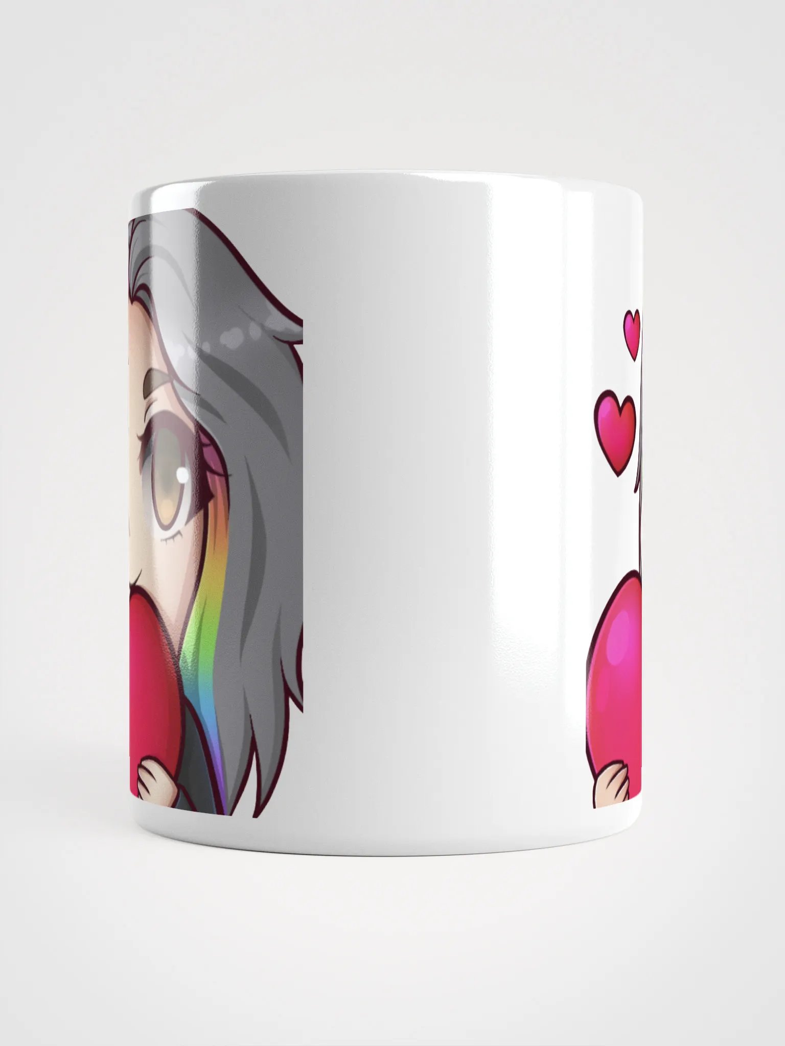 Heart Emote | Glossy Mug product image (5)