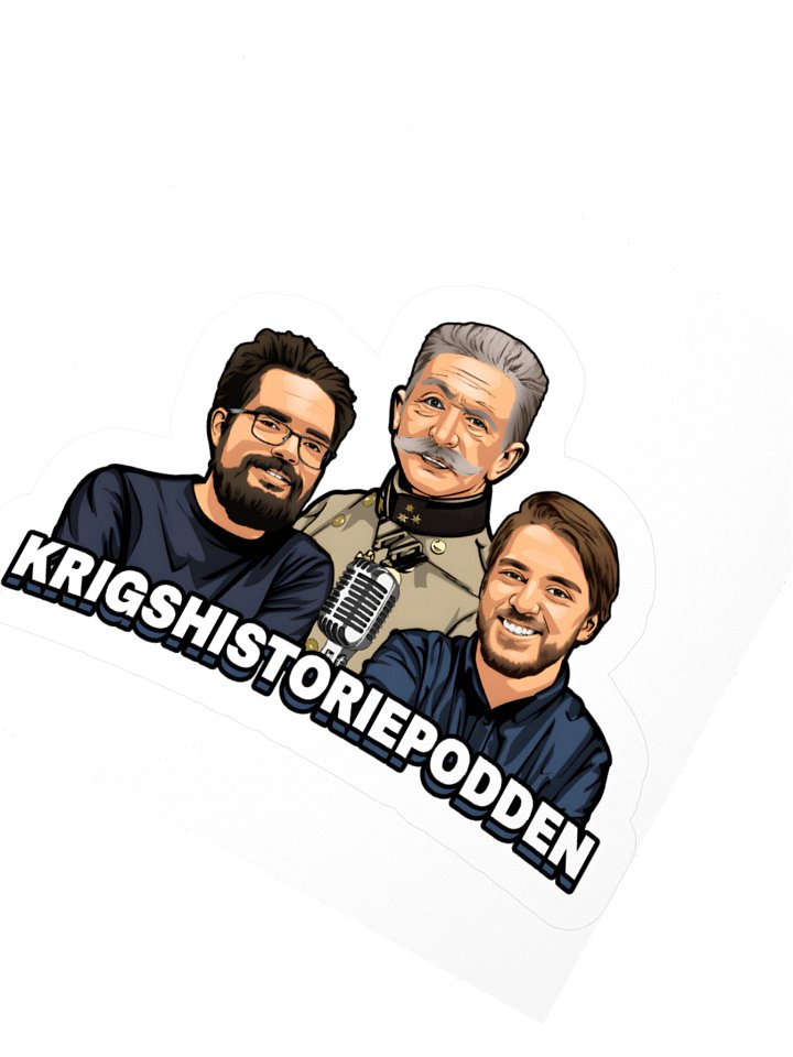 Krigshistoriepodden (sticker) product image (4)