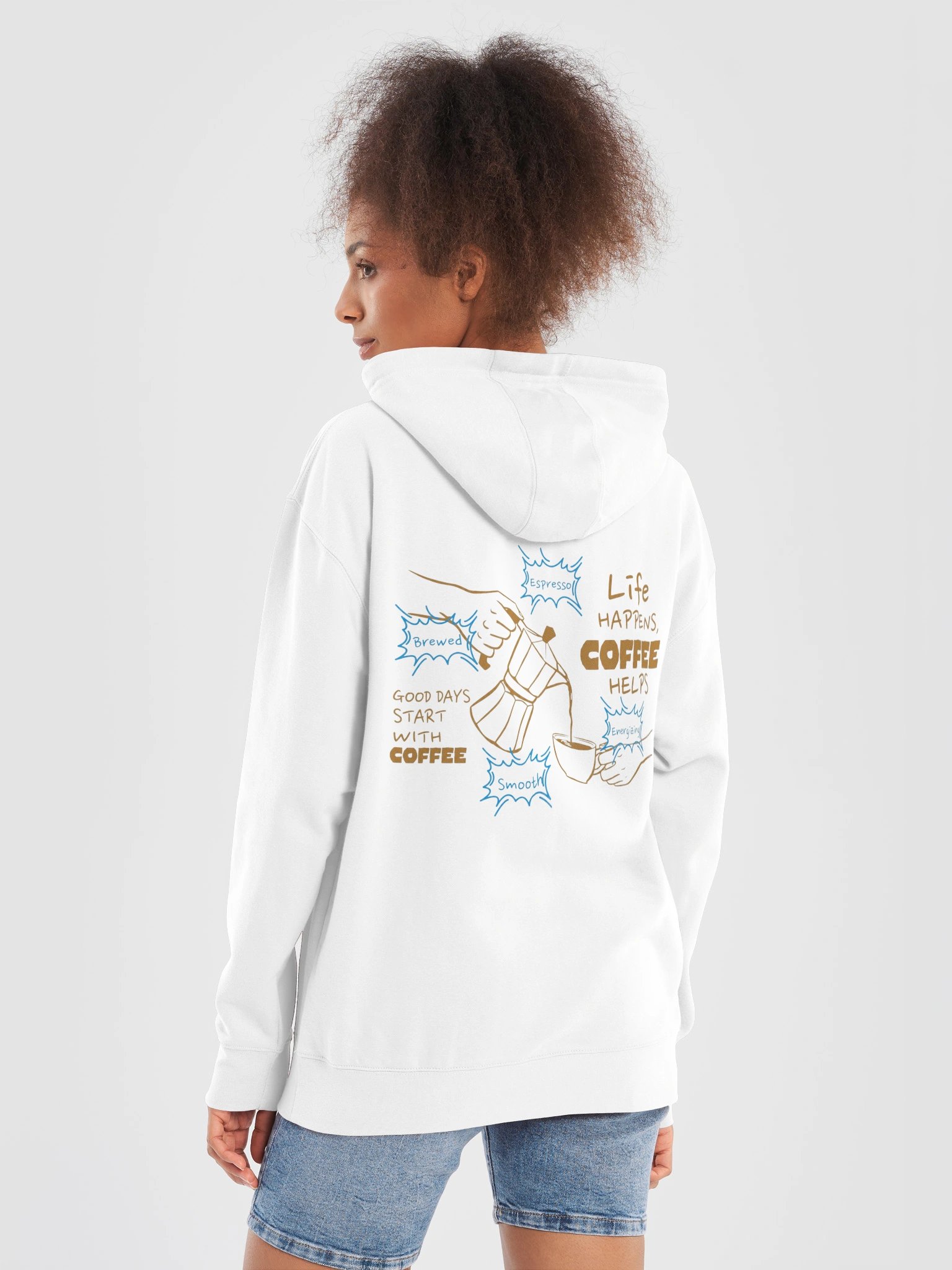 Good Days Start With Coffee Funny Coffee Lover Hoodie product image (113)