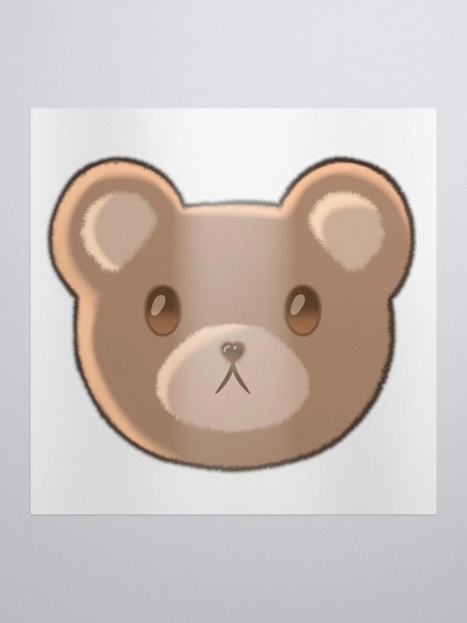 Cute & Cozy Teddy Bear - STICKER product image (1)