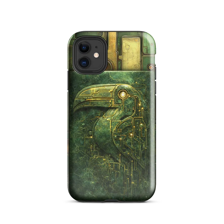 Gilded Avian iPhone Case – Cybernetic Bird Circuit Design product image (28)