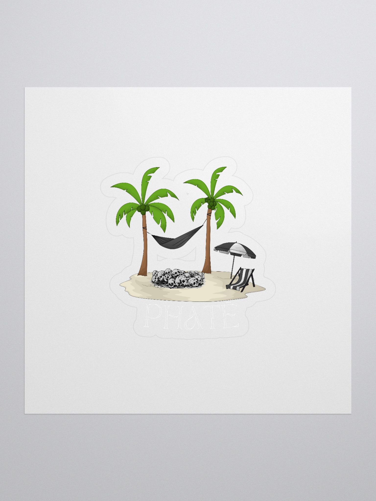 Phate Beach Sticker product image (1)
