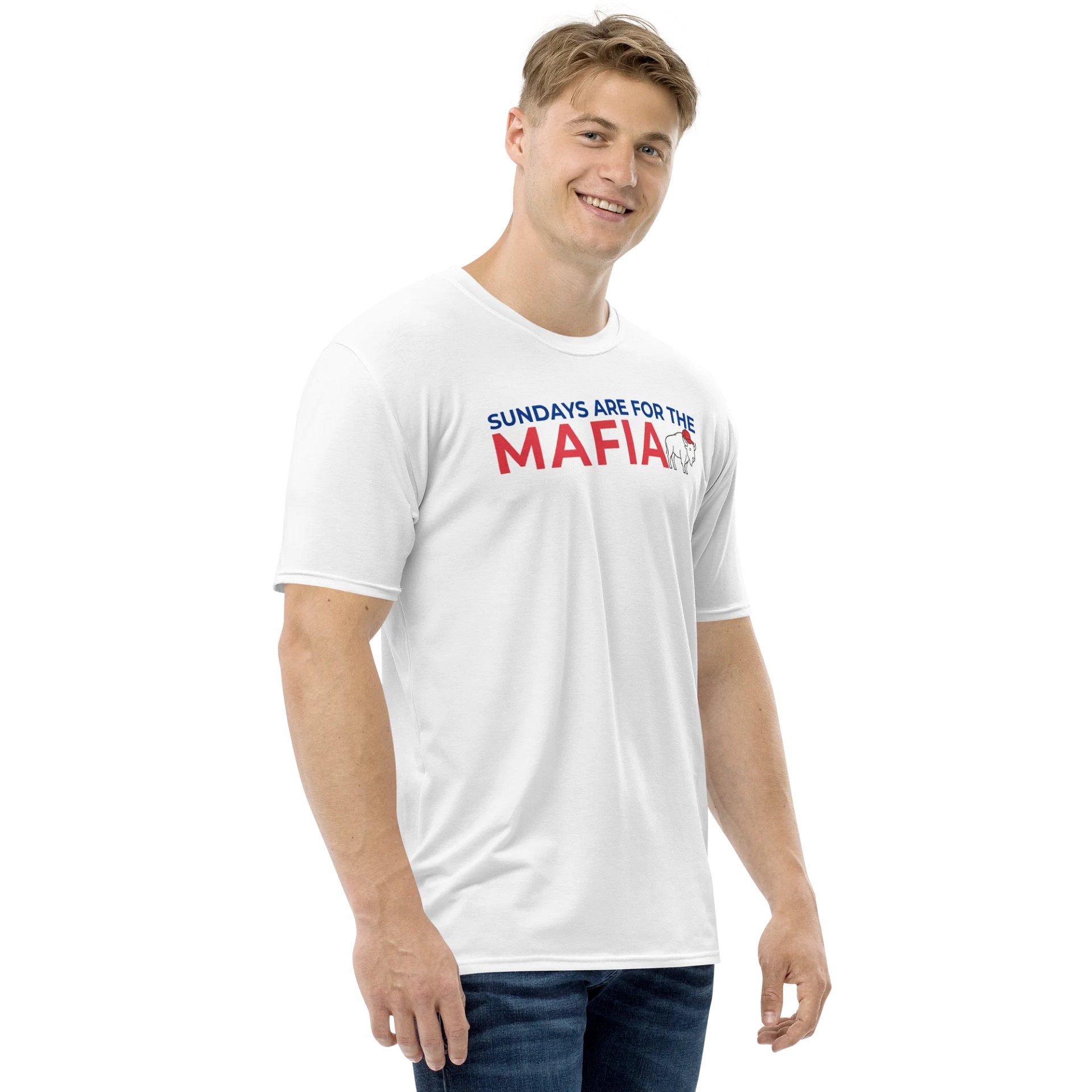 Sundays Are For The Mafia Crew Neck T-Shirt product image (4)