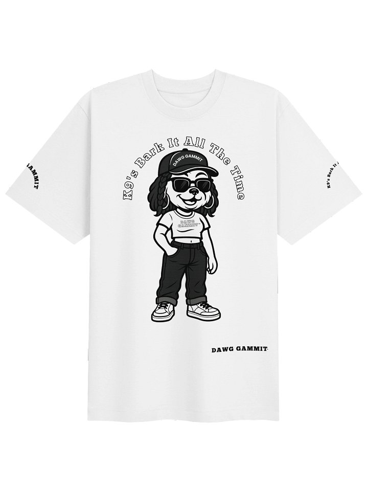 DAWG GAMMIT Female Yorkshire Terrier Heavy T-shirt product image (1)