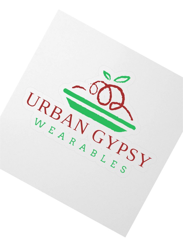Urban Gypsy Apple on Plate Kiss Cut Stickers product image (2)
