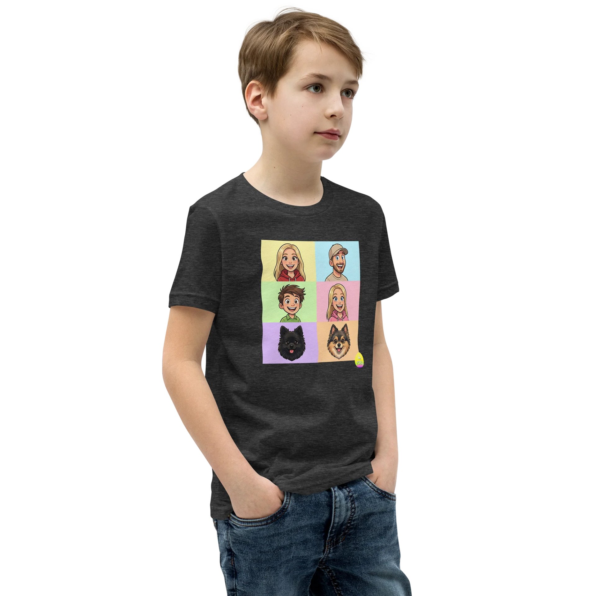 Squares My PB & J Youth Tshirt product image (15)