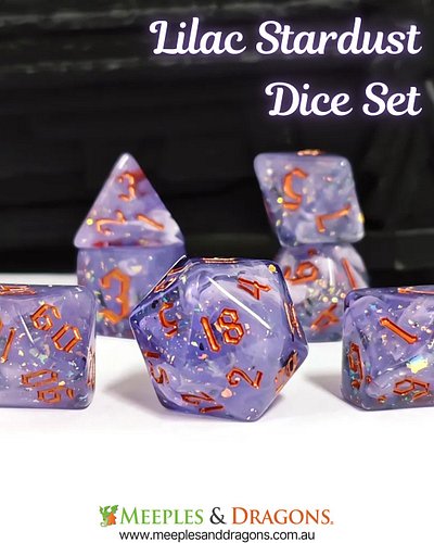A shiny new arrival 👀

Full of stardust and magic ✨ Get your hands on these dice today at https://www.rfr.bz/i326b8729

#...