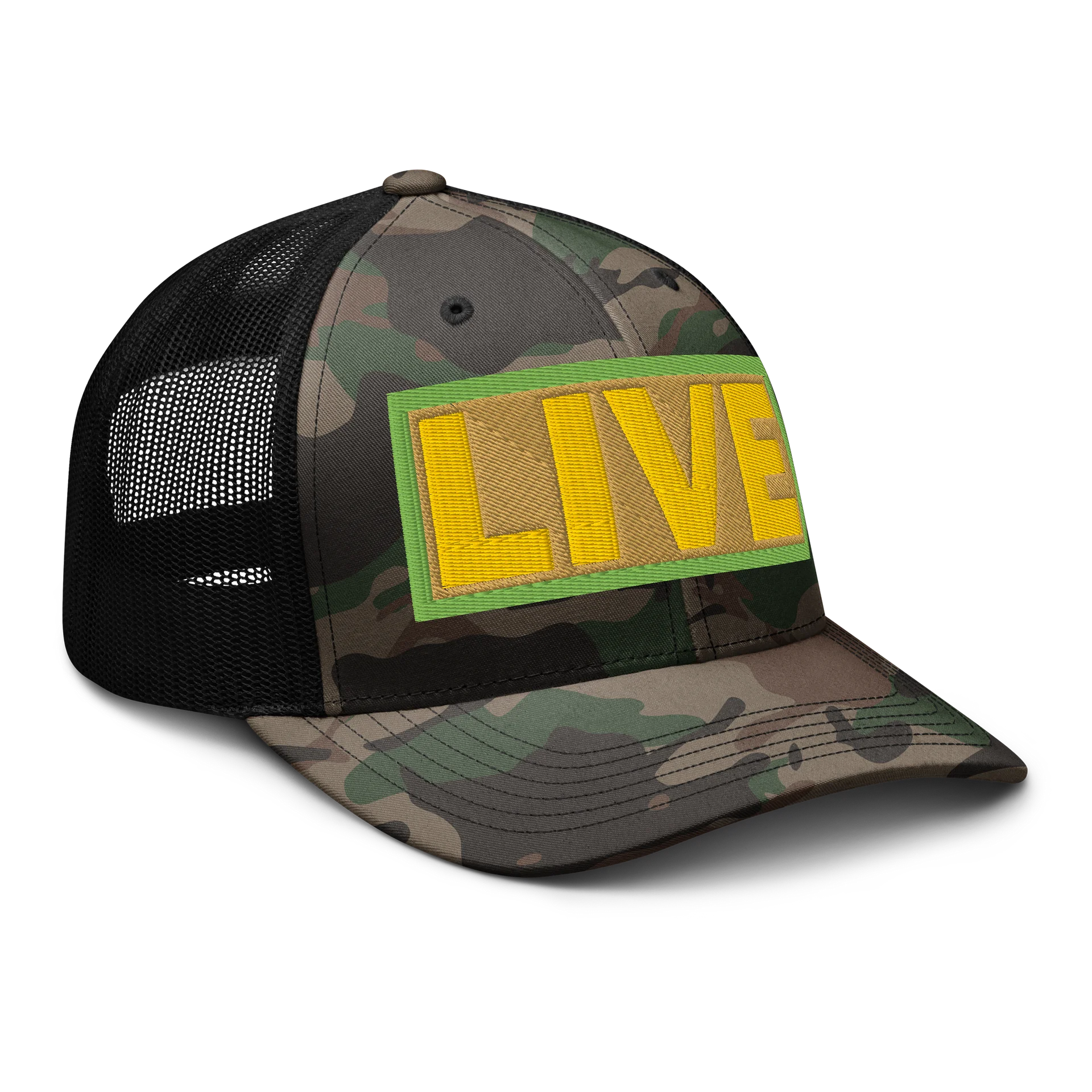 LIVE Action Camo Trucker Hat product image (8)