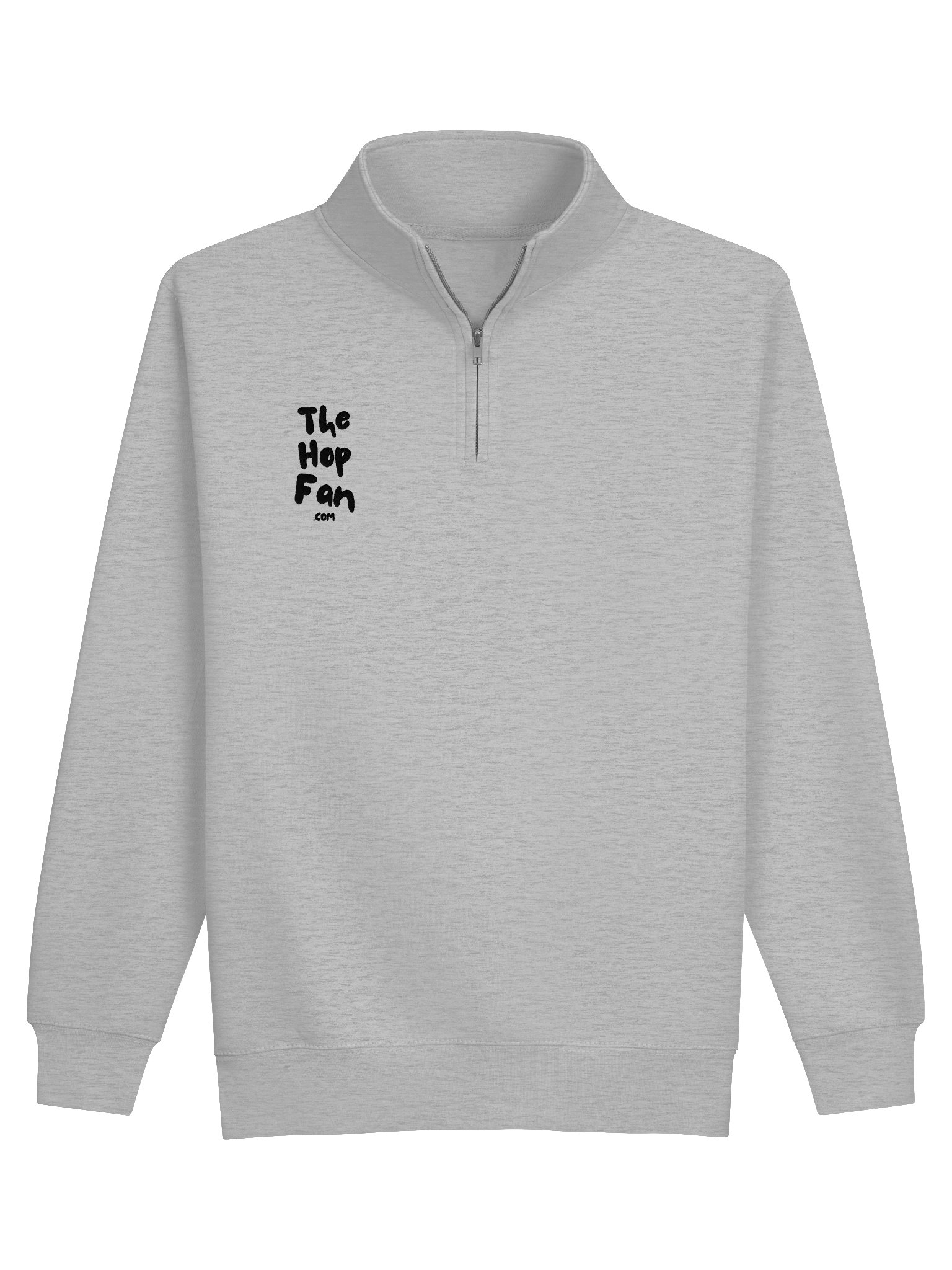 Logo Quarter Zip (Heather Gray - Black) product image (1)