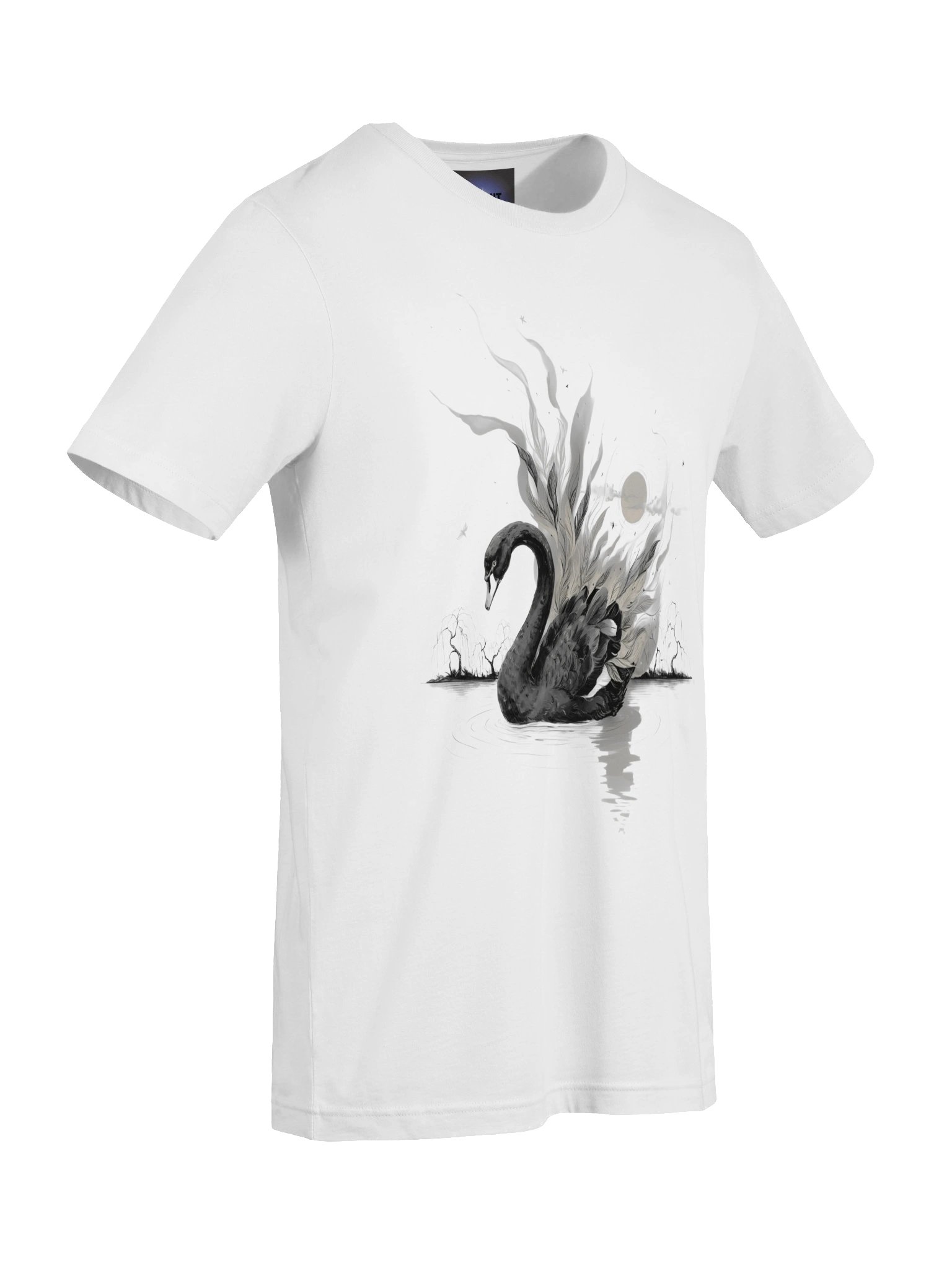 Eclipse Swan Graphic T-Shirt product image (67)