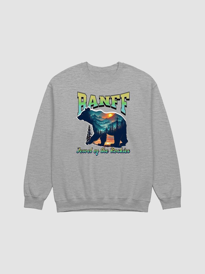 Banff Jewel Of The Rockies Bear Air-Spun Classic Crewneck product image (1)