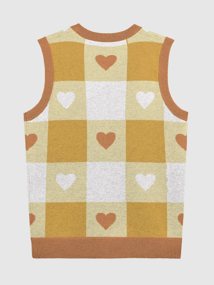 TeddyChan Plaid Vest - Yellow product image (10)