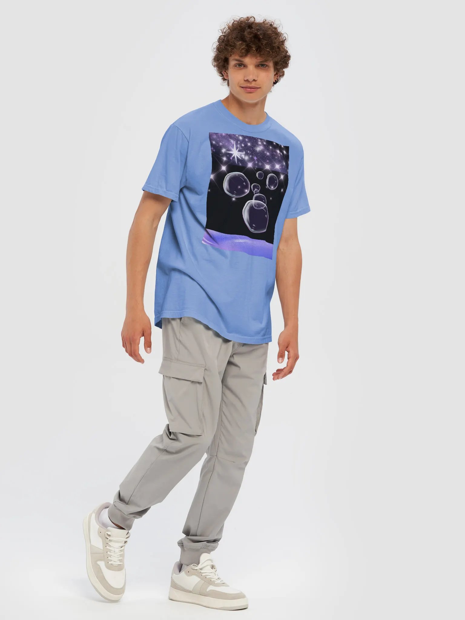Starry Bubbles Cosmic T-Shirt product image (14)