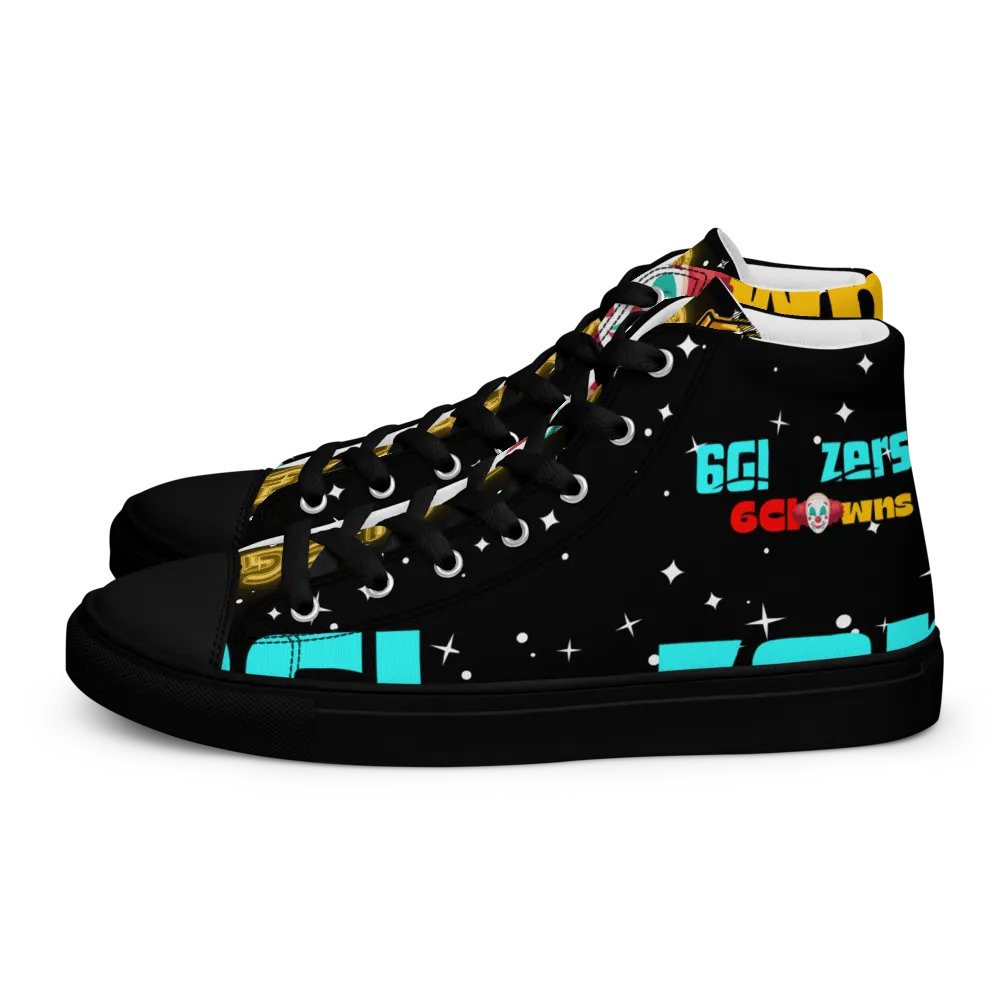 DA6iXXWRLD X 6IXX 1'S DARK SIDERS HIGH TOPS 6GLAZERS & 6CLOWNS product image (1)