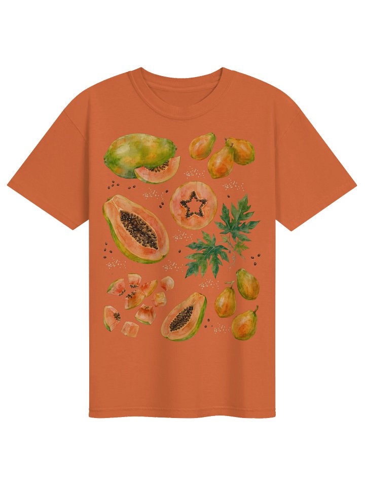 Papaya Shirt, Tropical Fruit Graphic Tee, Comfort Colors Unisex T-Shirt, Farmers Market Summer Shirt product image (26)