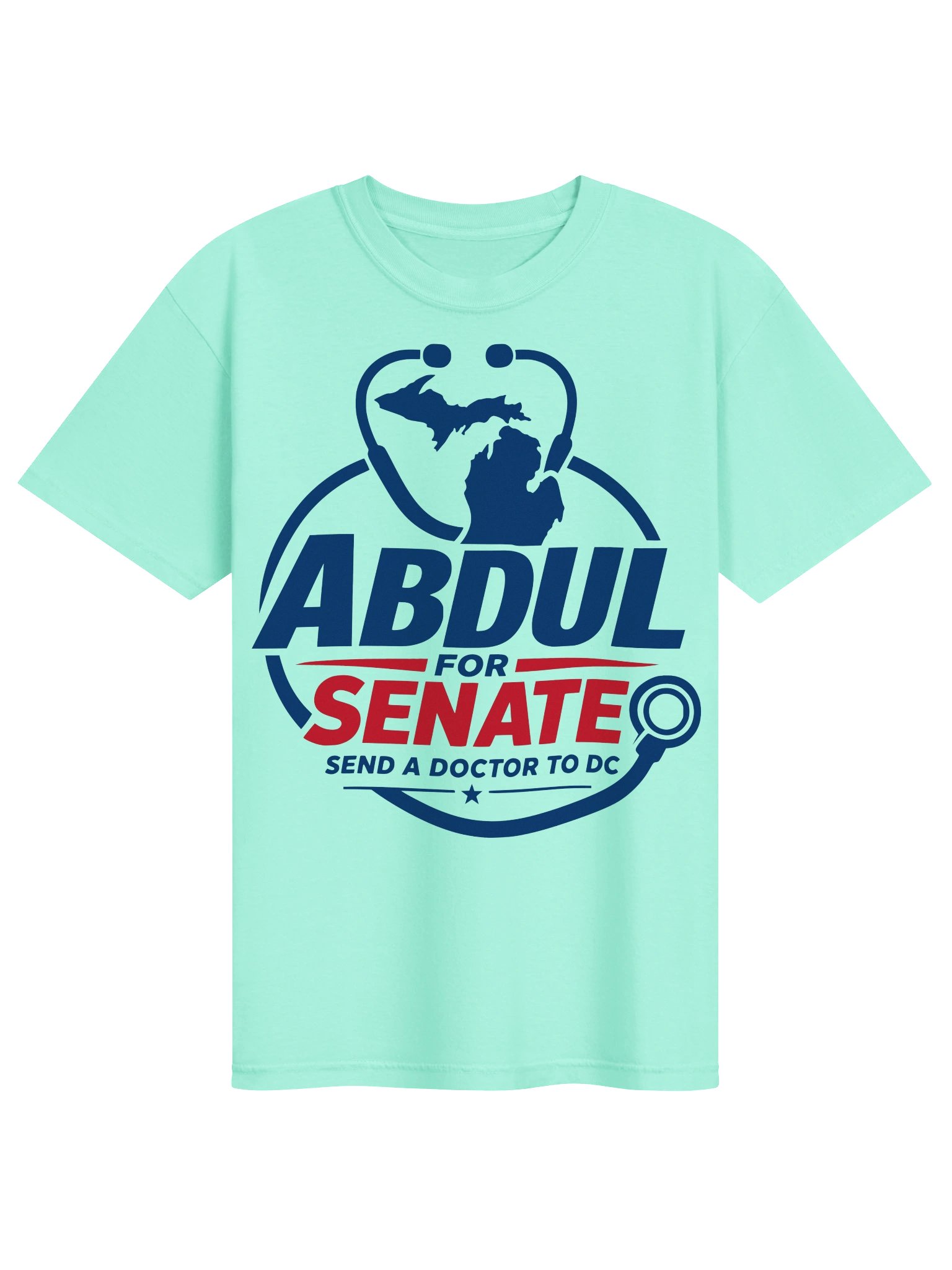 Abdul For Senate Midterm Election 26 Michigan Shirt, Progressive Doctor Political T Shirt product image (24)