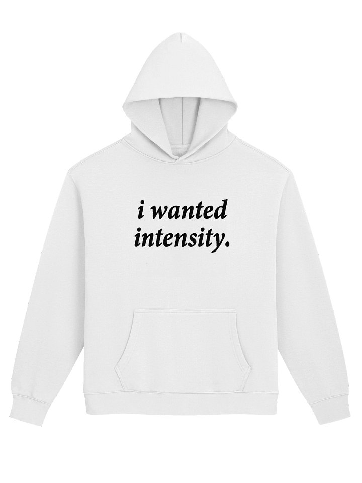 i wanted intensity Oversized Embroidered Hoodie product image (2)