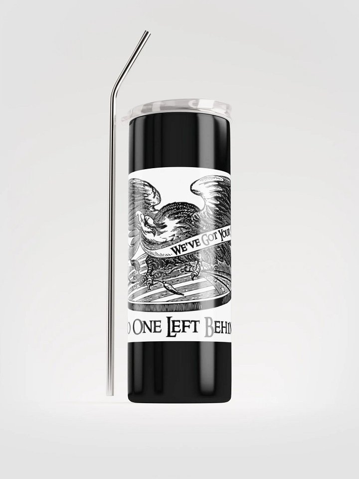 Alvarez House Stainless Steel Tumbler with Metal Straw product image (1)