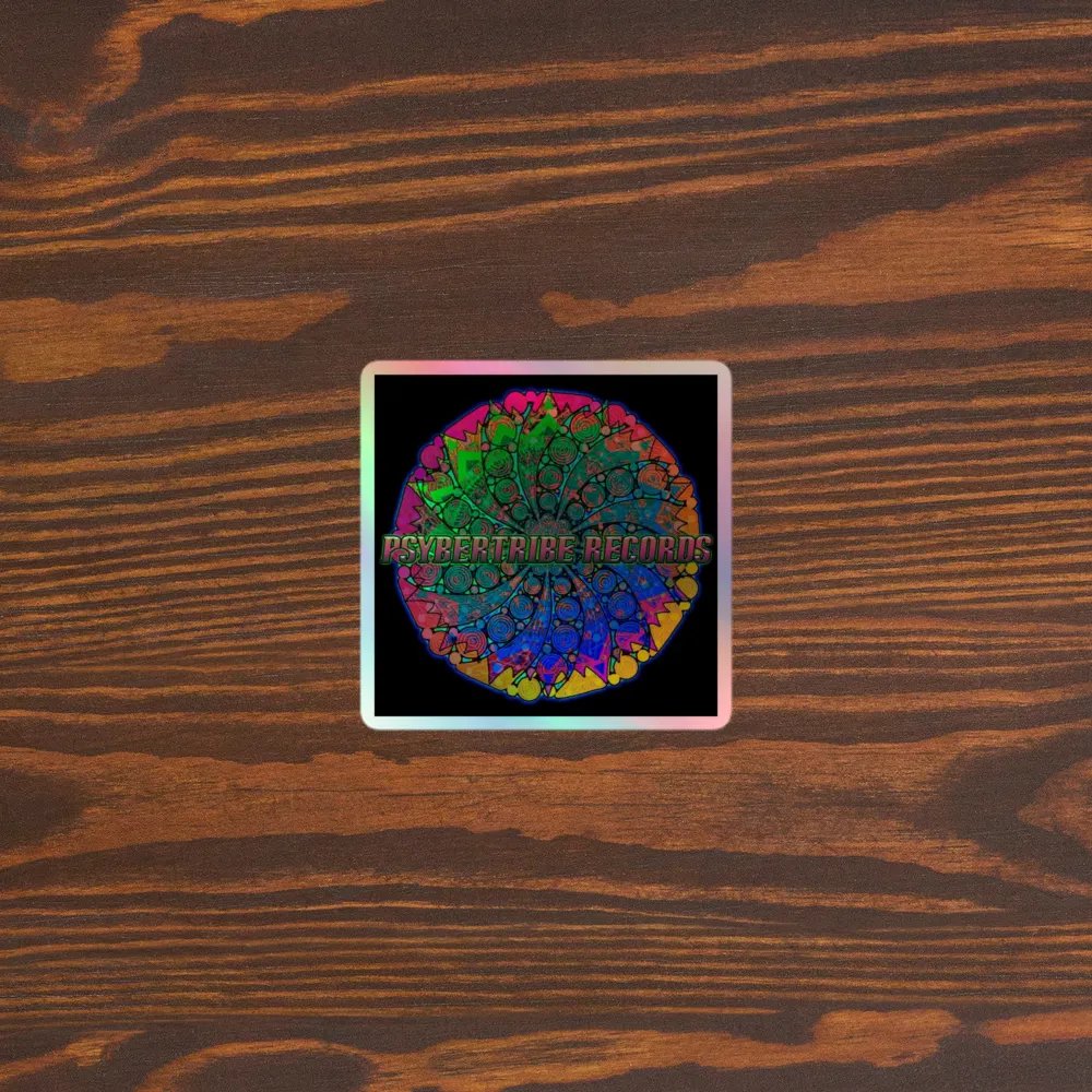 PsyberTribe Records Holo Sticker product image (5)