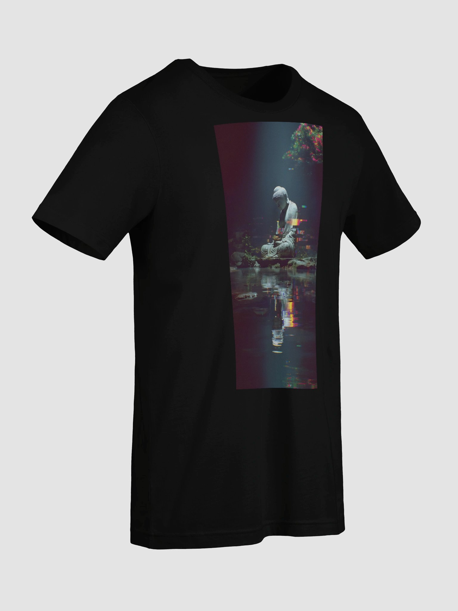 "The Shape Of The Real" Limited Edition Glitch Buddha Tee product image (9)