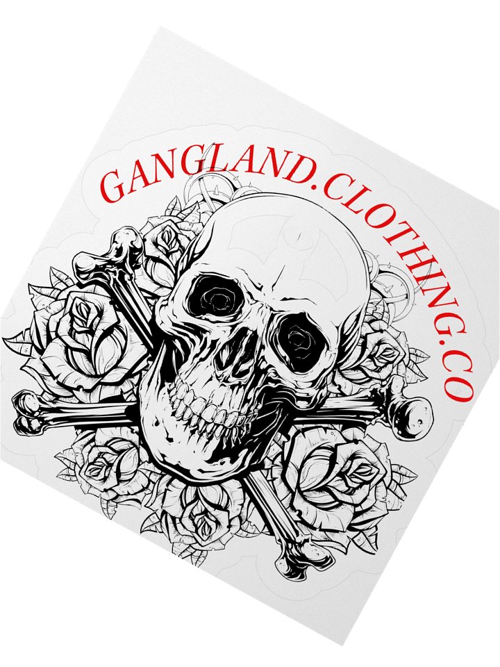 Gangland Red Rifle Kiss Cut Stickers product image (6)