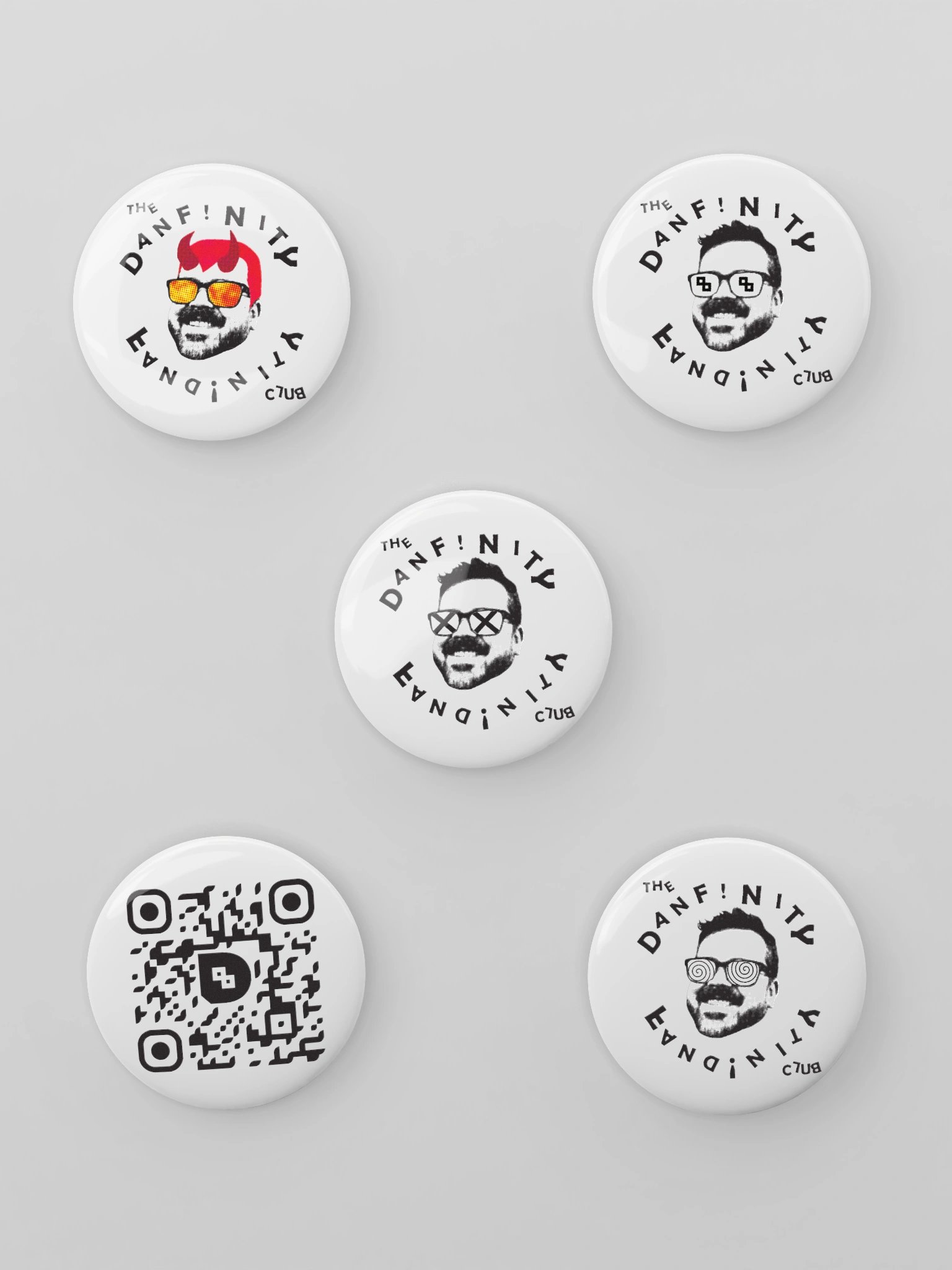 The Danfinity Fandinity Club - Button Set product image (1)
