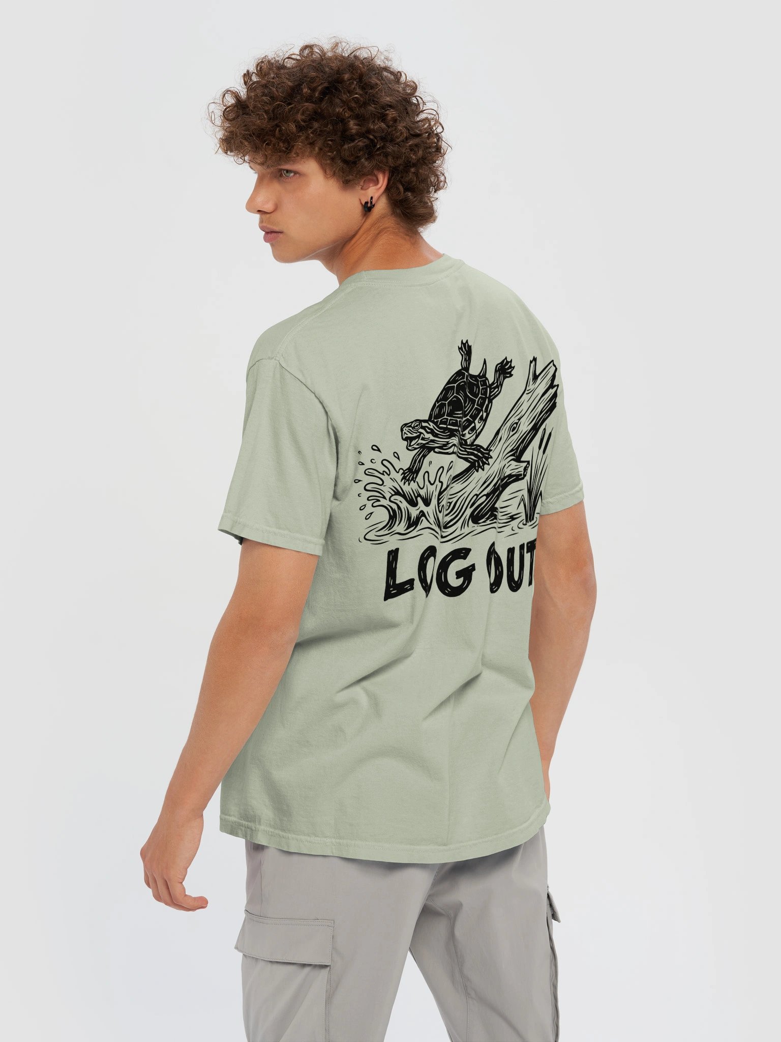 Log In, Log Out Turtle Tee product image (6)