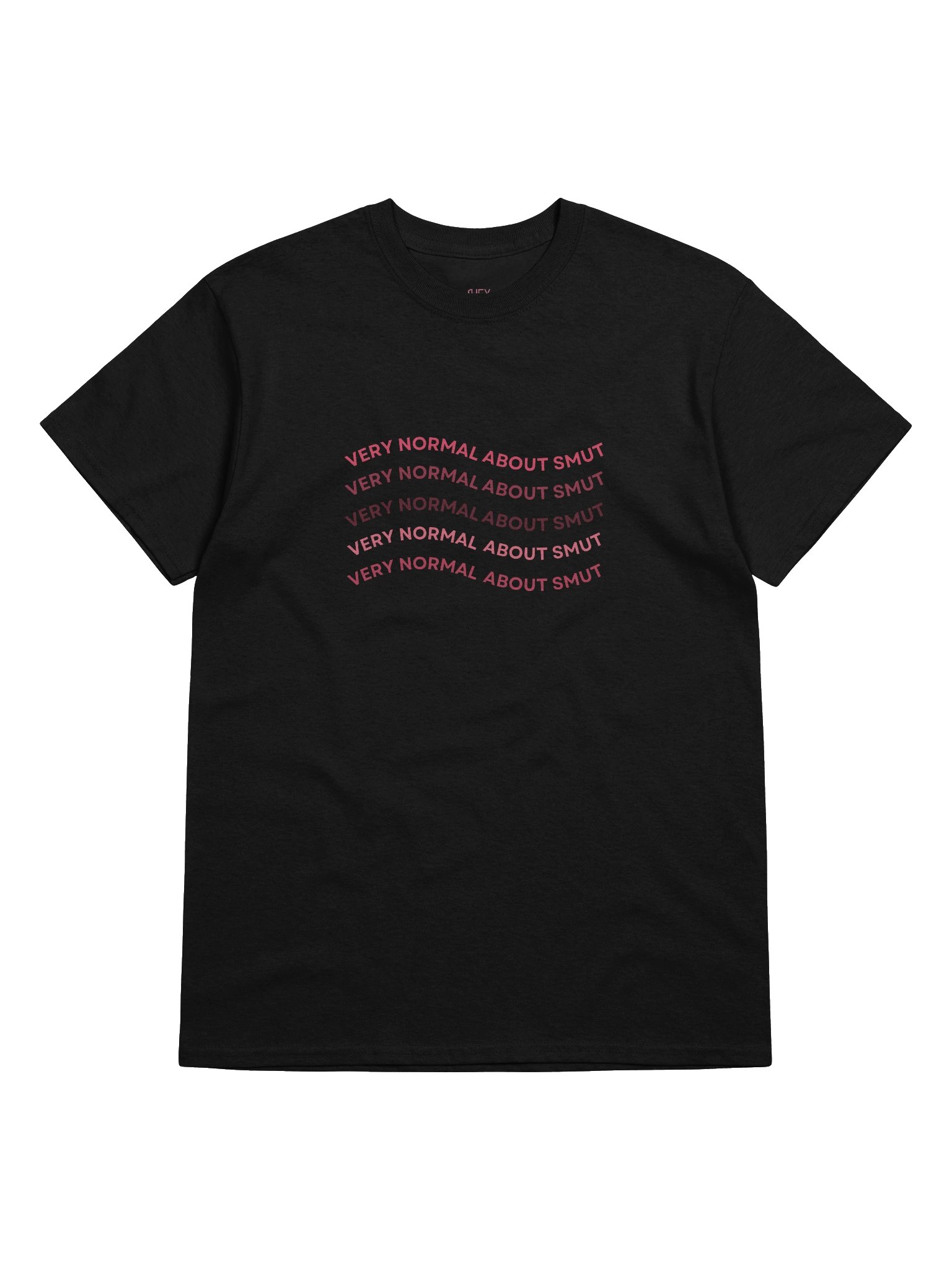 very normal about smut wavy t-shirt product image (1)