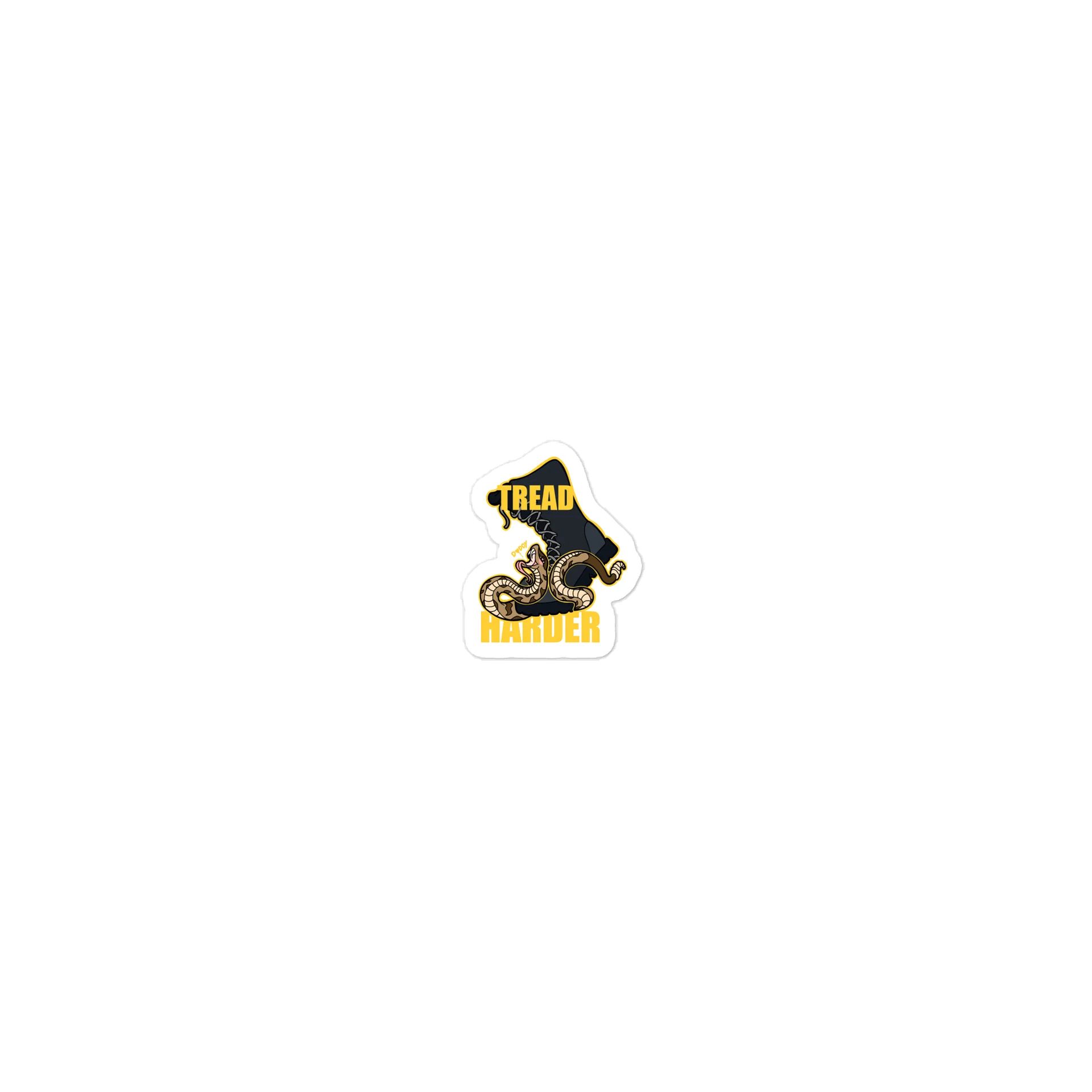 Tread Harder (d-cut sticker) product image (1)