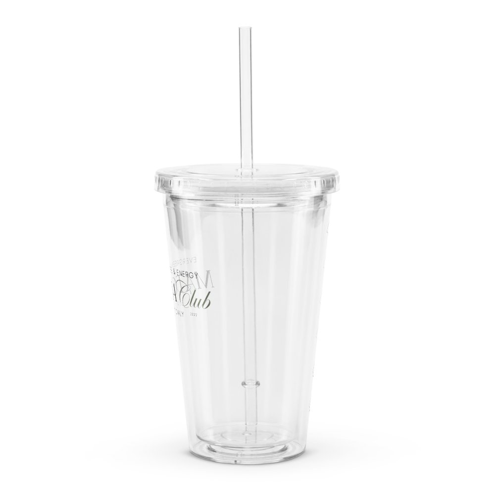 Matcha Club Clear Plastic Tumbler | Sip Society product image (3)