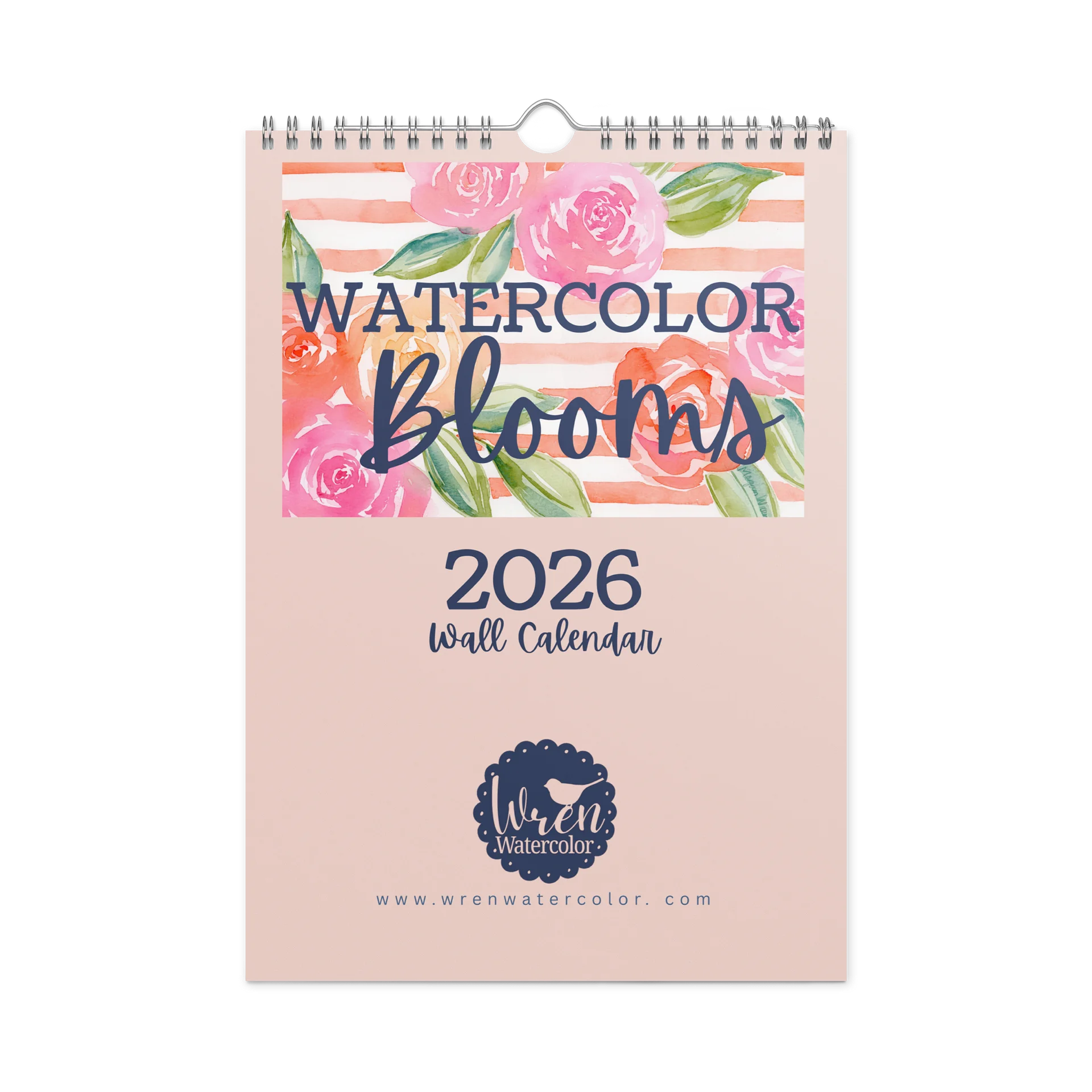 Watercolor Blooms 2026 Wall Calendar product image (3)