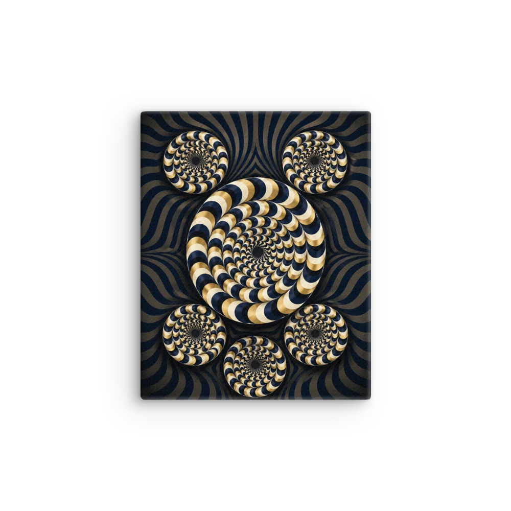 Hypnotic Spiral Illusion Canvas product image (12)