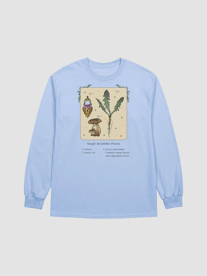 Invisibility Potion Vintage Print (Longsleeve) product image (4)