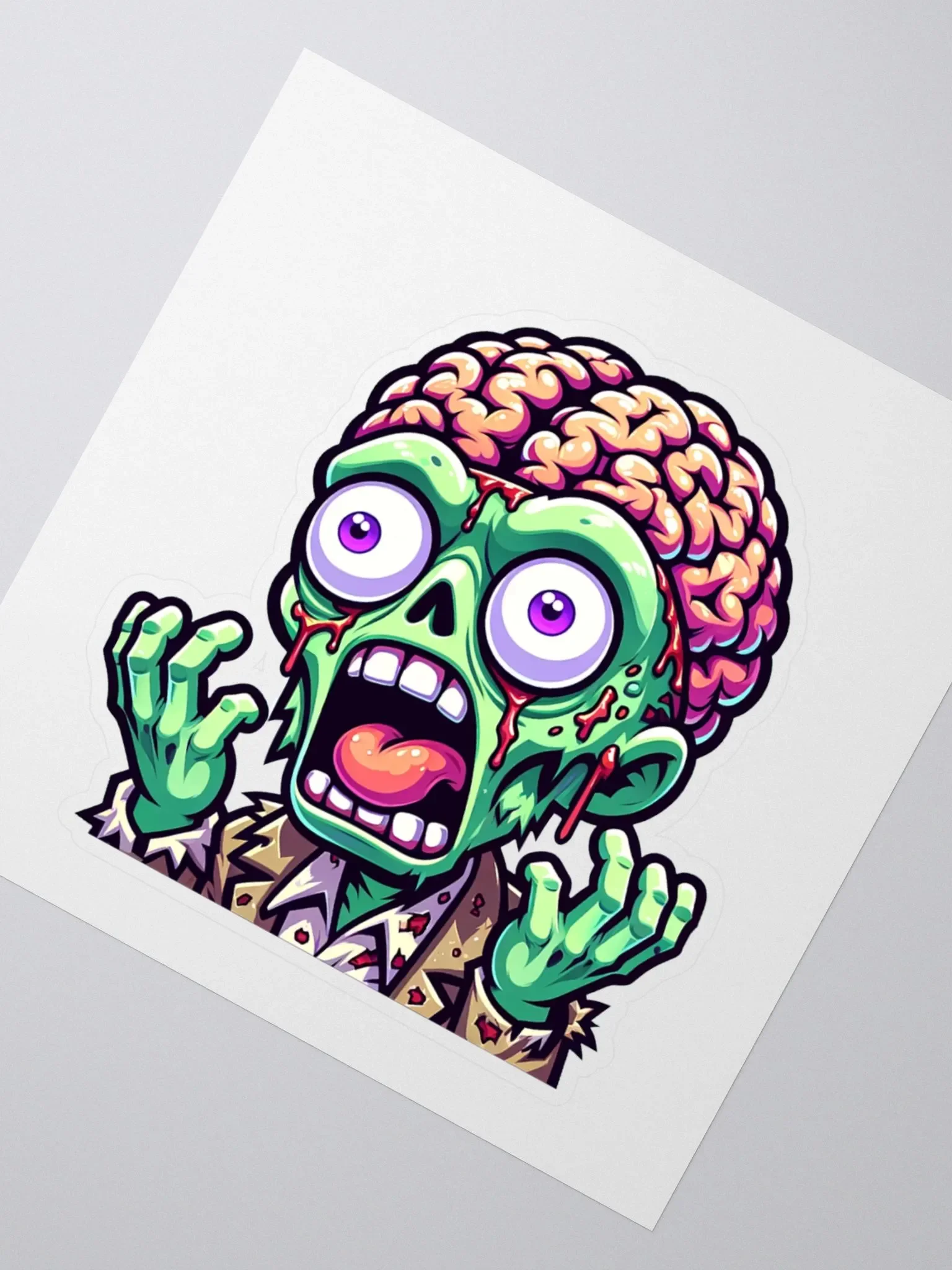 WOW Emote Sticker