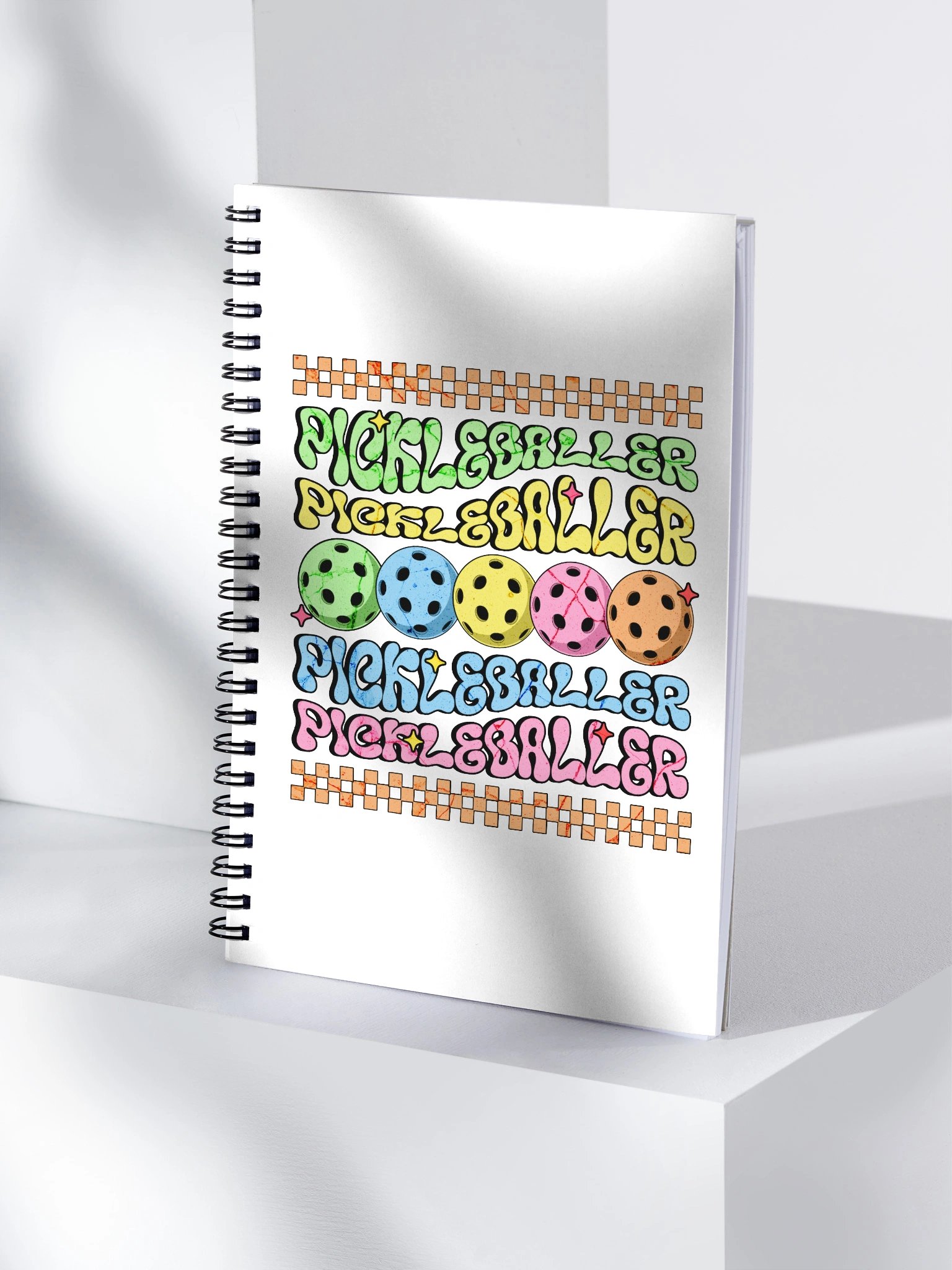 Pickleballer Spiral Notebook product image (1)
