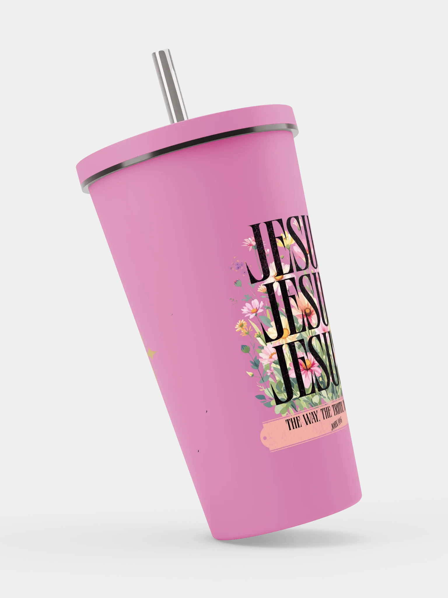 Jesus Floral Faith Tumbler product image (2)