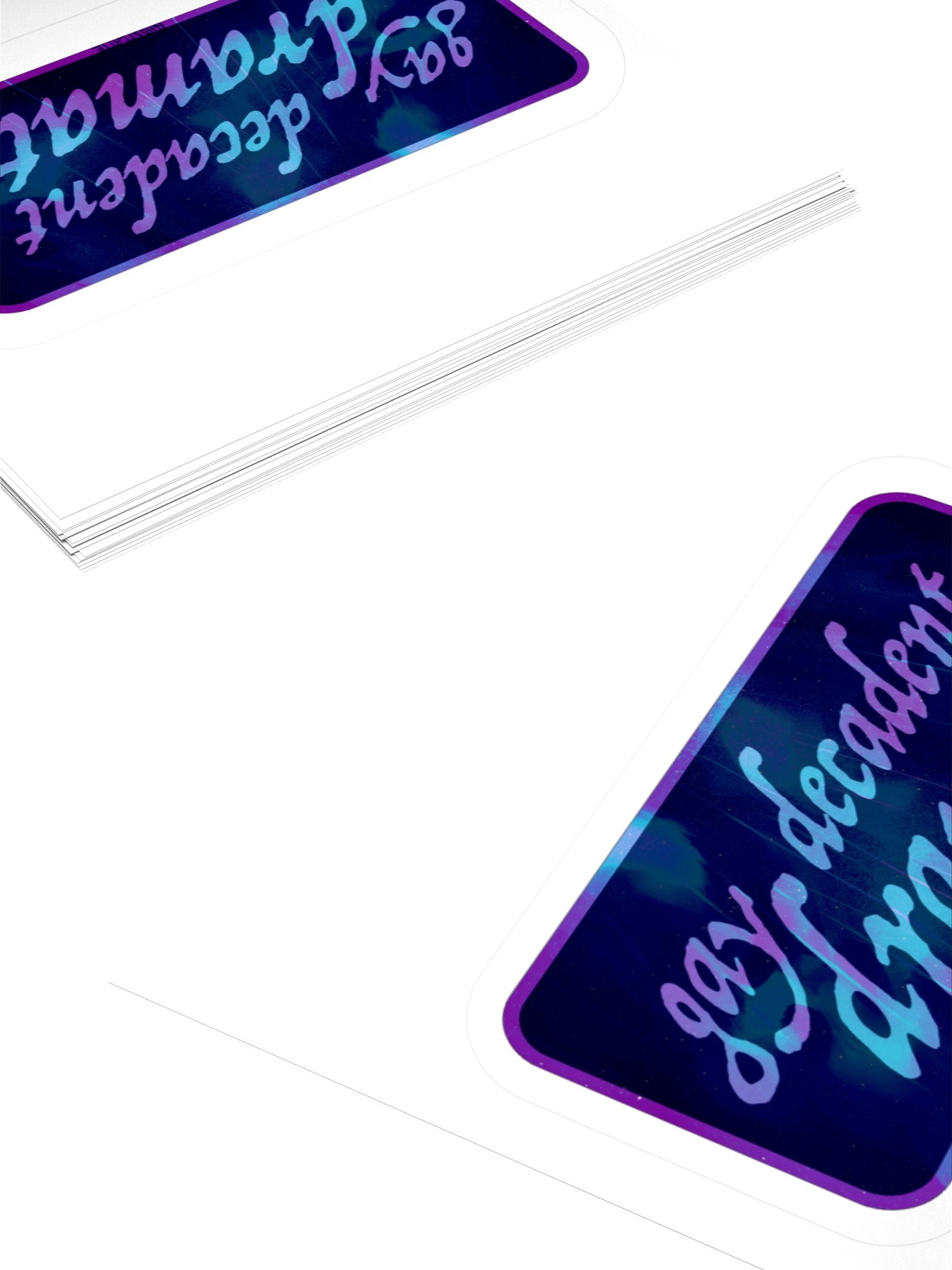 gay, decadent, dramatic sticker product image (10)