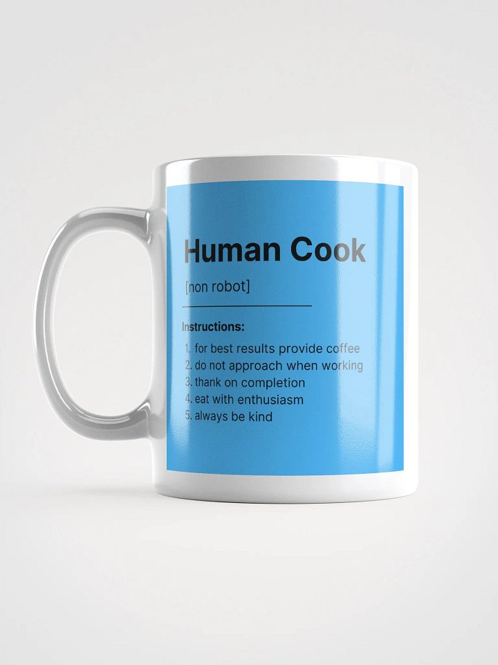 Human Cook Mug - Blue product image (1)