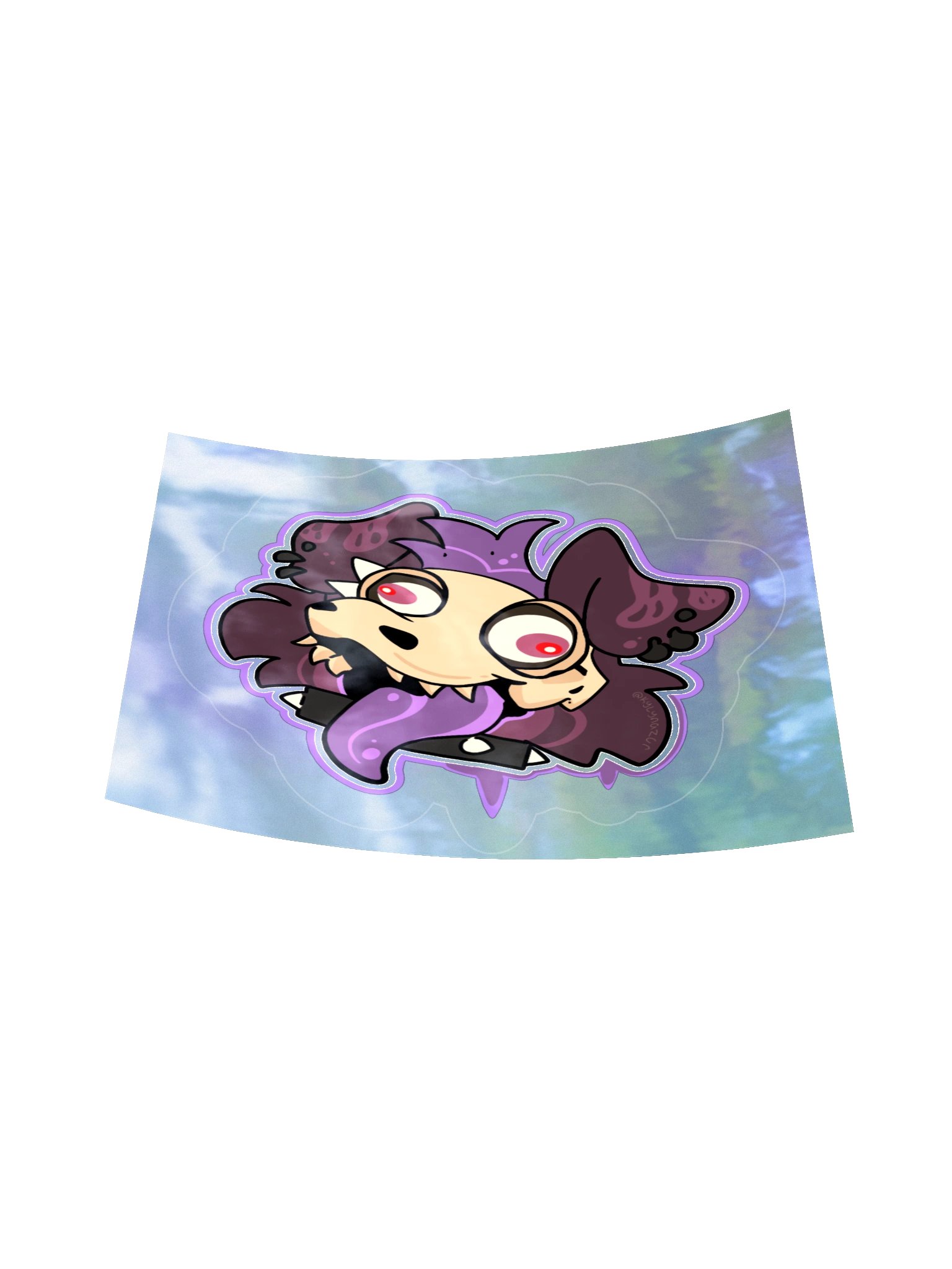 Derpy Skull Dog Sticker product image (6)